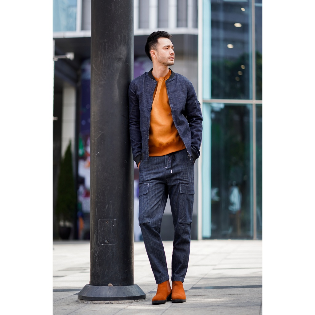 [ ĐỒNG GIÁ 169K ] Quần Denim/Jeans BANANA HOMME Basic Carot Xanh Đậm | BigBuy360 - bigbuy360.vn