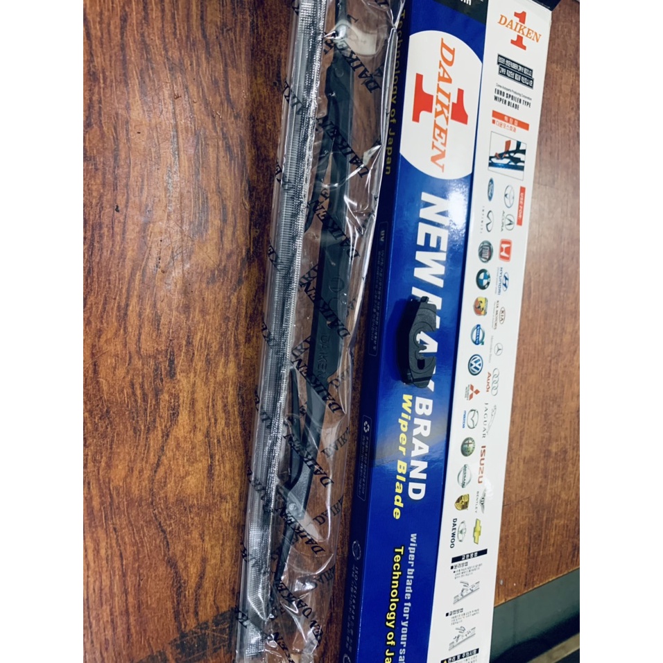 Gạt mưa Gọng Sắt cao cấp đủ Size cho mọi loại xe , gạt sạch ,siêu bền chính hãng Daiken - Giá bán/1 Sản phẩm