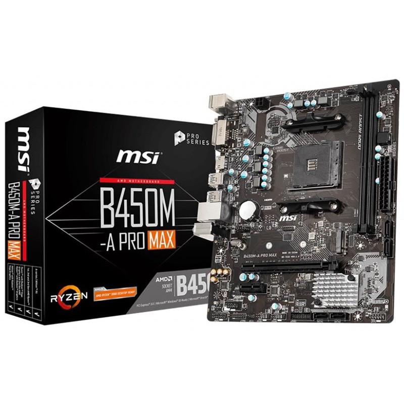 Bo mạch chủ MSI B450M-A PRO MAX