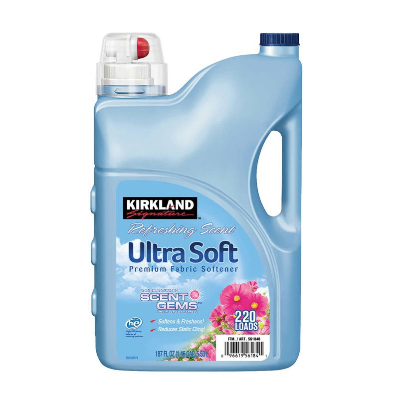 Xả vải Kirkland Signature Ultra Soft Premium Fabric Softener 5.53L Mỹ