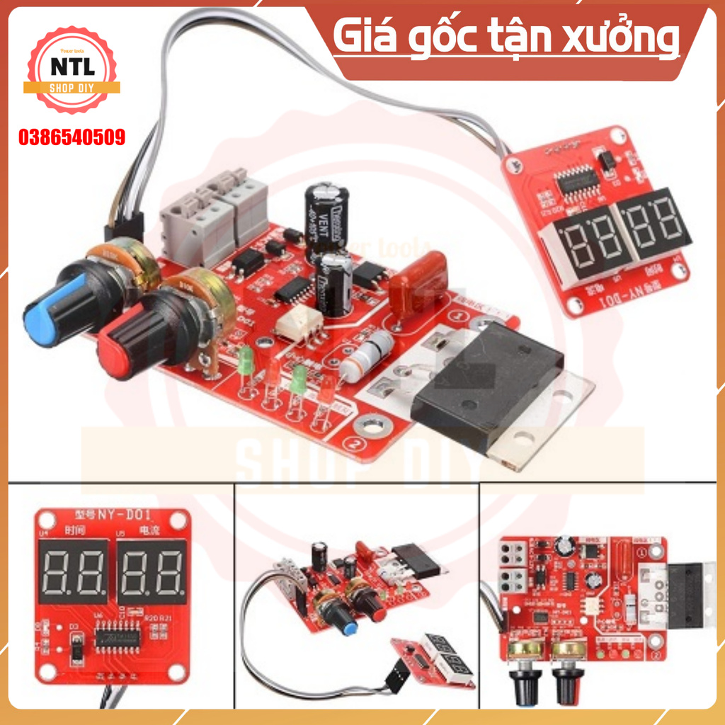 Mạch timer NY-D01 chỉnh công suất 20% 41A 100A chế máy hàn cell pin