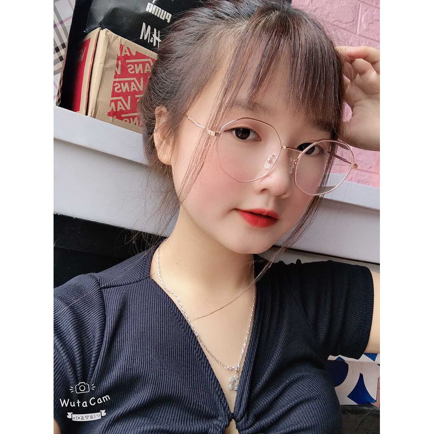 Gọng kính cận lục giác hàn quốc - Kính thời trang 0 độ | BigBuy360 - bigbuy360.vn