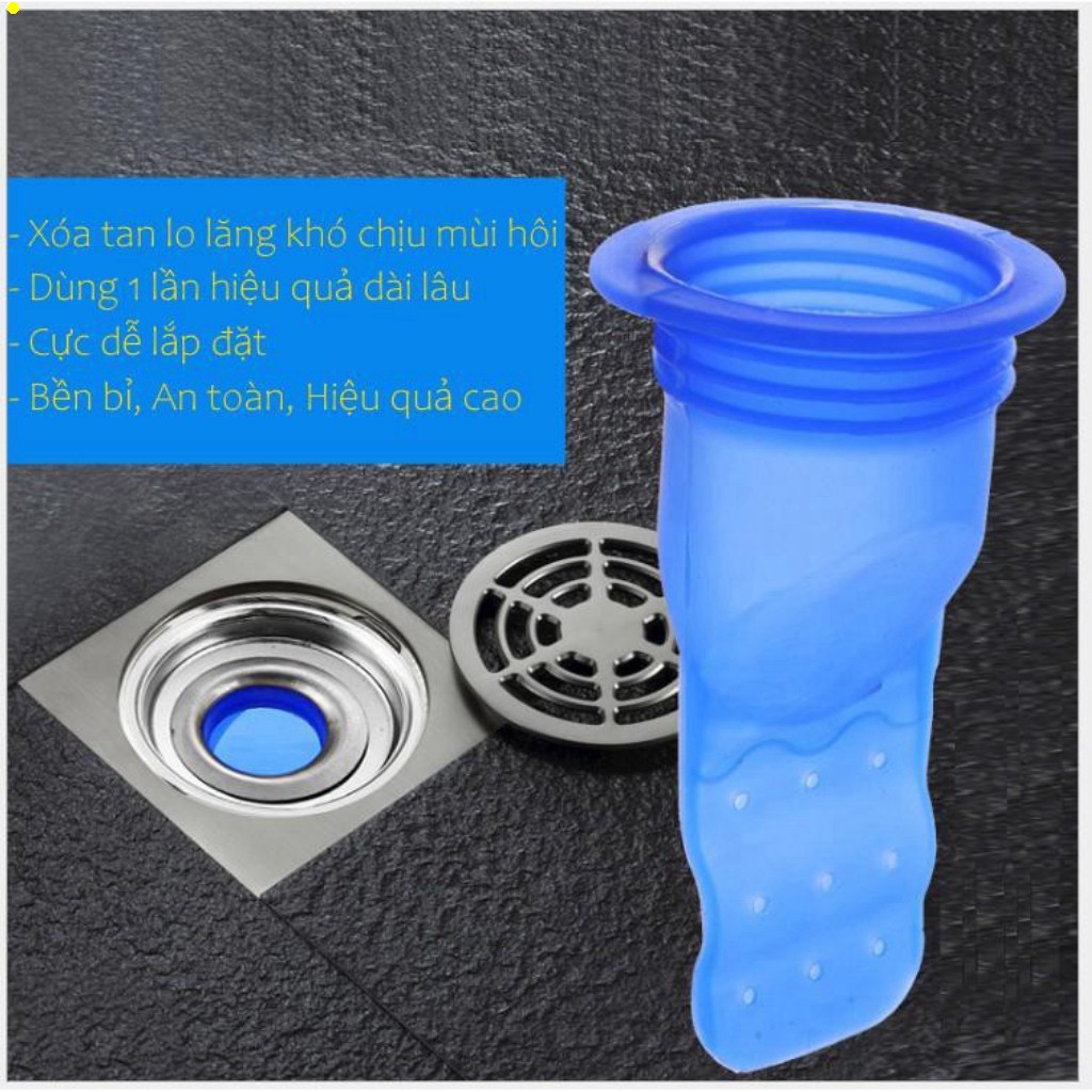 Bịt Nắp Cống Ngăn Mùi Chặn Gián Bọ SILICON [ BỊT CỐNG CAO SU NGĂN MÙI ]