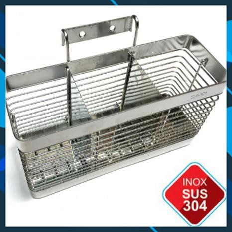 ỐNG ĐŨA, MUỖN, THÌA CAO CẤP INOX 304 - 3 NGĂN, BẢO HÀNH 36 THÁNG