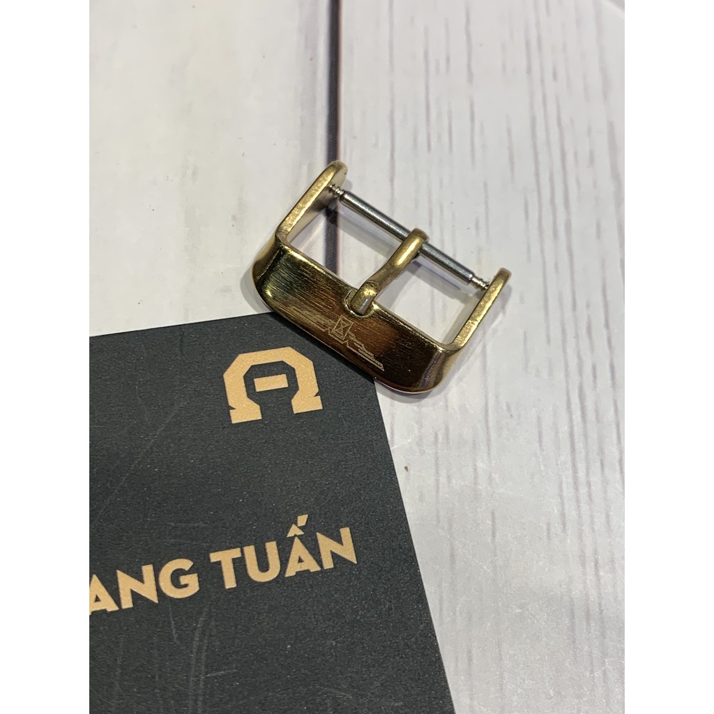 Khoá dây da đồng hồ có logo longine inox không rỉ  giá rẻ nhất thị trường