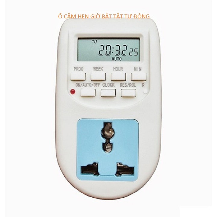 Ổ Cắm Hẹn Giờ Điện Tử bật tắt tự động AL-06, công tắc hẹn giờ, ổ cắm đa năng