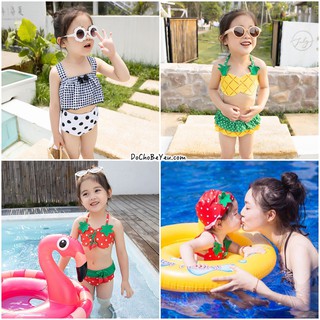 Bikini cho bé gái 9 tháng đến 6 tuổi dễ thương - chất lượng.