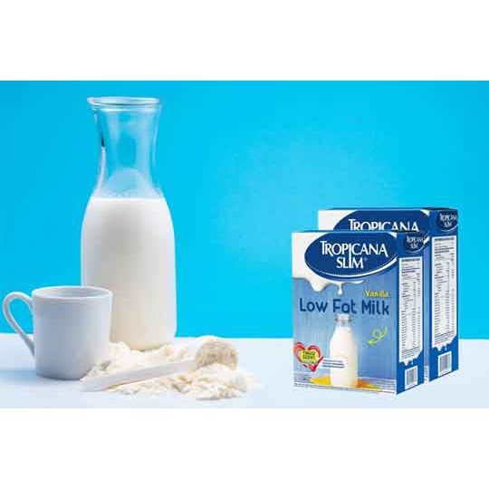Combo 3 Hộp Sữa Bột Ăn Kiêng Không Đường Ít Béo Giầu Canxi Tropicana Slim Dành Cho Người Ăn Kiêng Hoặc Tiểu Đường