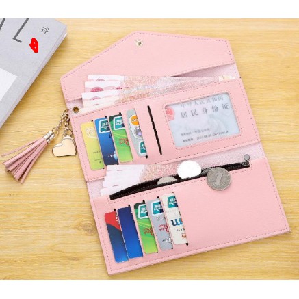 Ví nữ tua rua Bóp nữ tua rua V9 gấp gọn giá rẻ | BigBuy360 - bigbuy360.vn