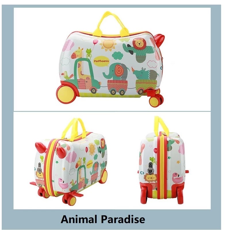Mới Va Li Hành Lý Mini 17 inch Có Bánh Xe Thông Dụng Cho Trẻ Em