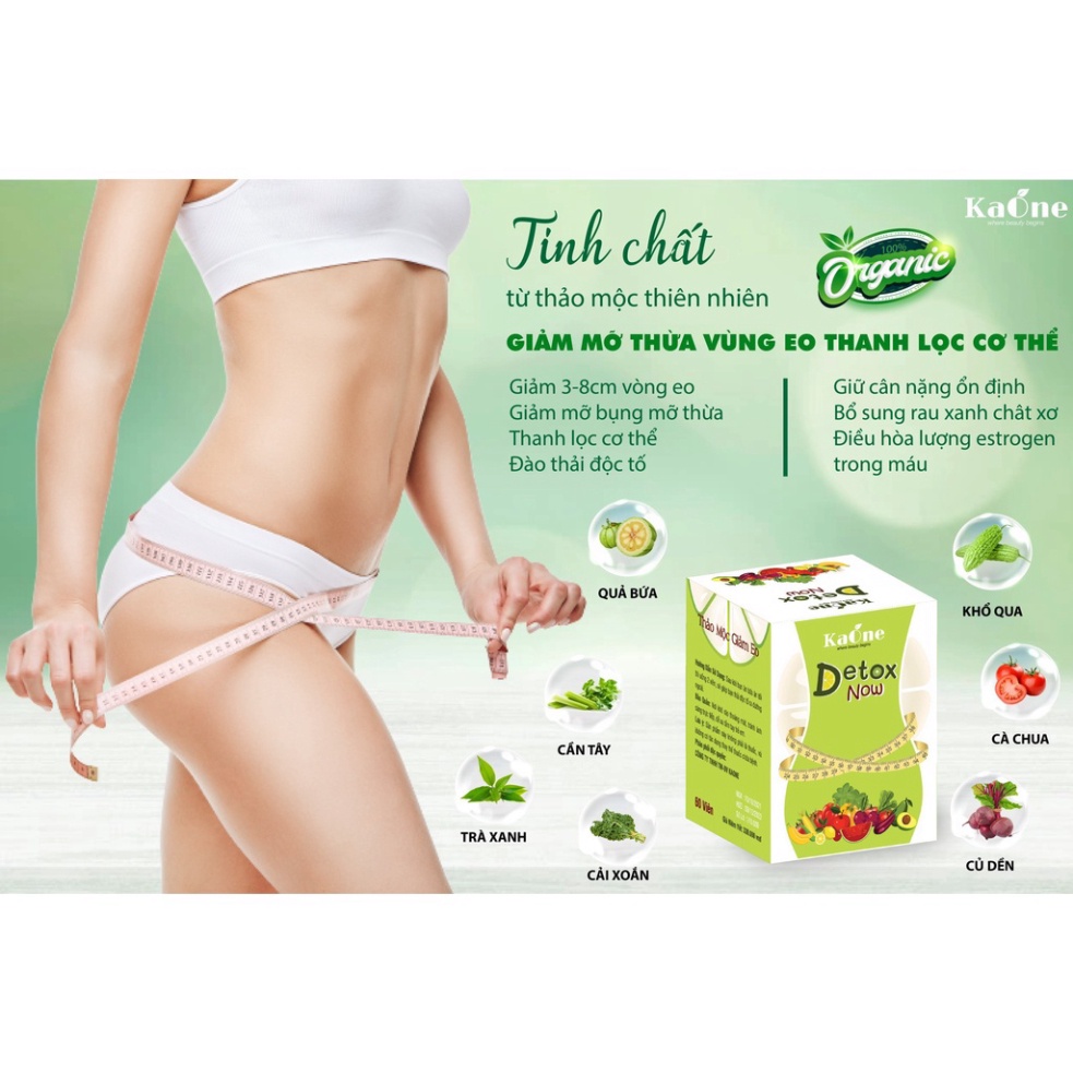 DETOX RAU CỦ NOW - Kaone - Thon gọn,tan mỡ