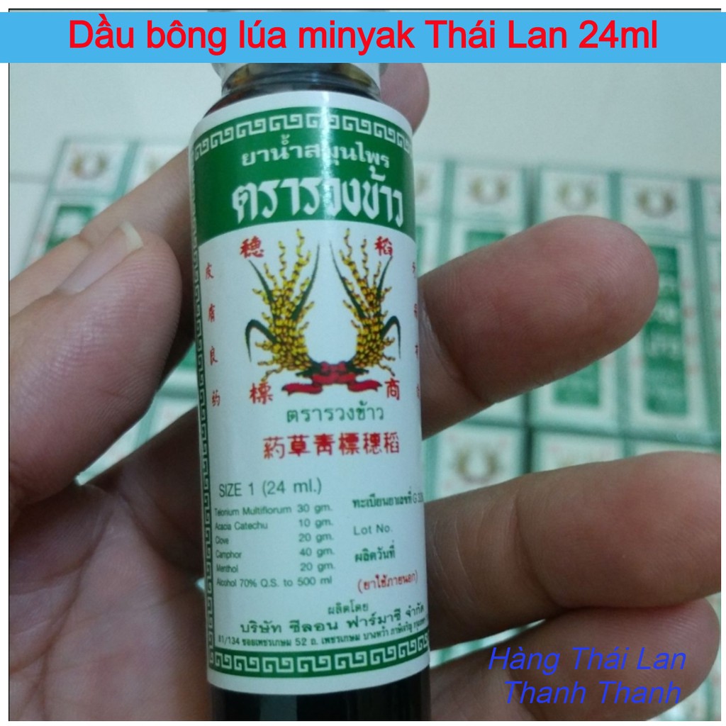 Dầu bông lúa minyak Thái Lan 24ml