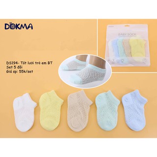 Set 5 đôi tất lưới Dokma