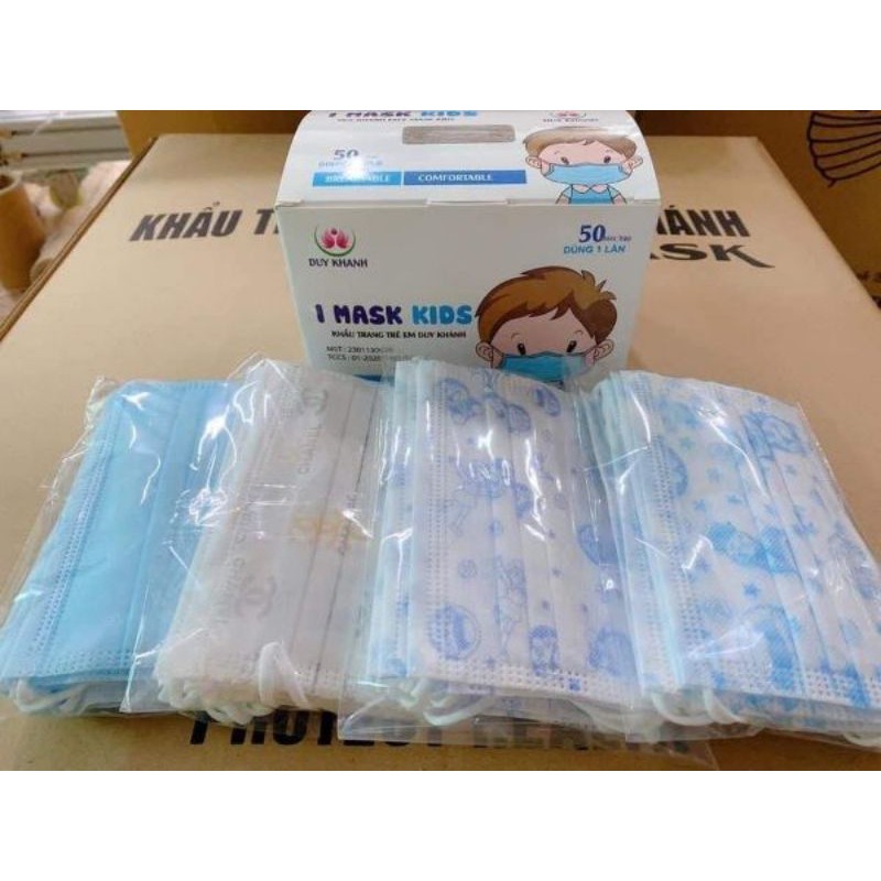 khẩu trang trẻ em hộp 50 cái