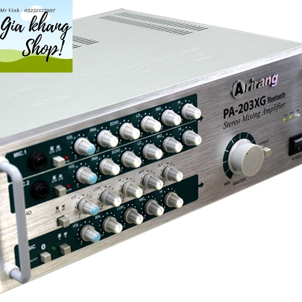 Amply ARIRANG PA-203XG Bluetooth - Hàng chính hãng
