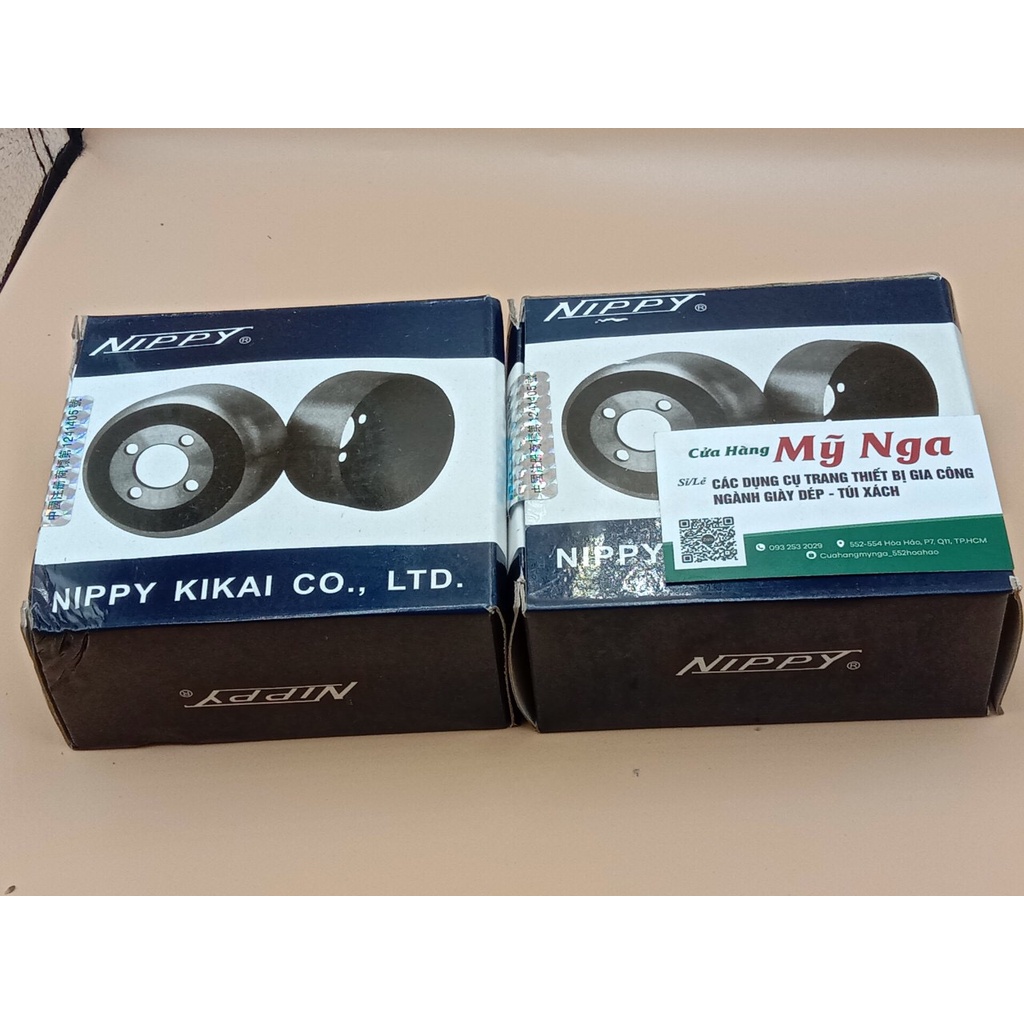 Dao máy lạng nippy - lạng giày da công nghiệp hộp xanh loại 1 - hộp đen loại 2