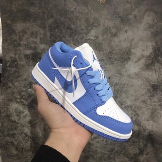 [SALE] Giày JORDAN 1 Xanh Dương cổ thấp Hot trend,kiểu dáng thể thao sneaker,hàng cao cấp Full box Full bill