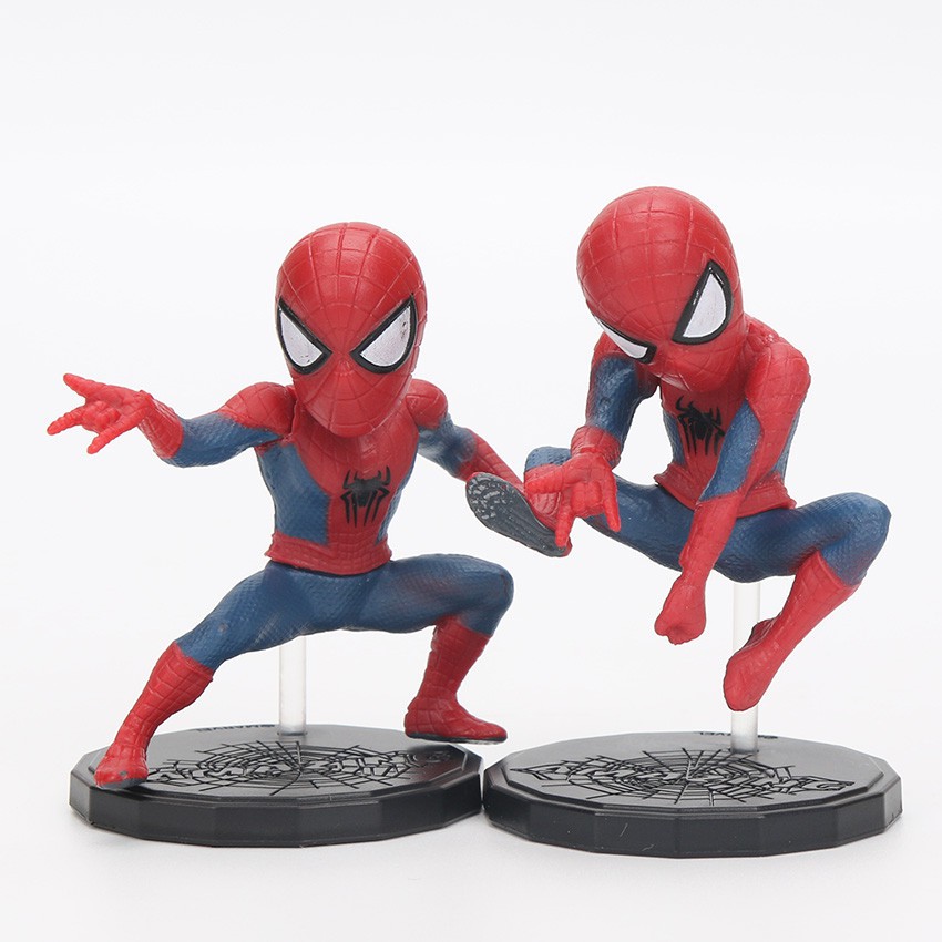 Set 4 mô hình đồ chơi nhân vật Spiderman trong phim The Avengers