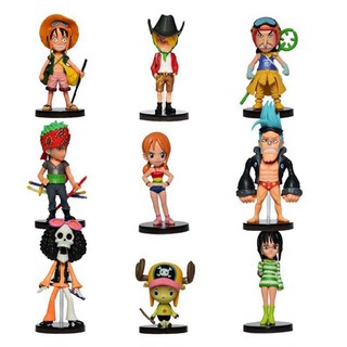 Mô Hình One Piece - Sét 9 Mô Hình One Piece Team Luffy (Mẫu 2)