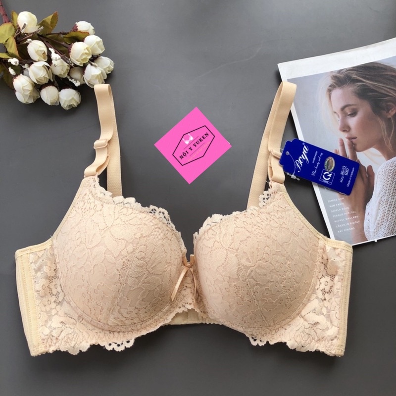 ♥️ Áo Lót Nữ ♥️ A003 Áo ngực ren mỏng có gọng 3 móc cài Boya Hàng Việt Nam Chất Lượng Cao  bđ33