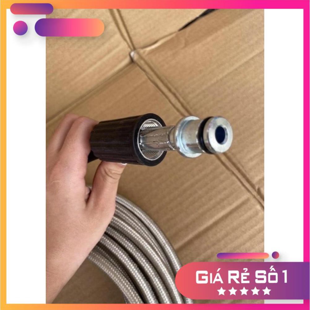 Cuộn Dây Rửa Xe áp lực, độ dài 10m,15m,20m Cho Máy Bơm Xịt Rửa Áp Lực Cao Ren Trong 22mm