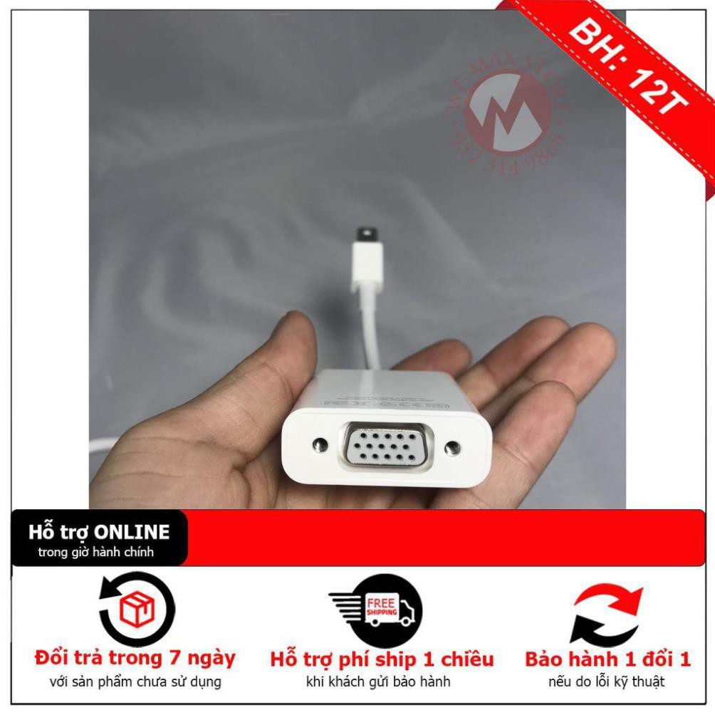 BH12TH] Cáp chuyển Mini Displayport to VGA chính hãng Apple cho Macbook Năm: 2009 - 2015