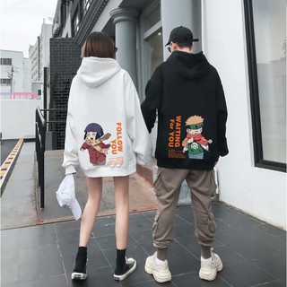 HOT- Áo Hoodie Dáng Rộng In Hình Anime Phong Cách Nhật Bản Dành Cho Cặp Đôi - hàng độc quyền