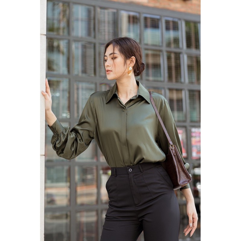 Áo sơ mi lụa retro style - RETRO SHIRT