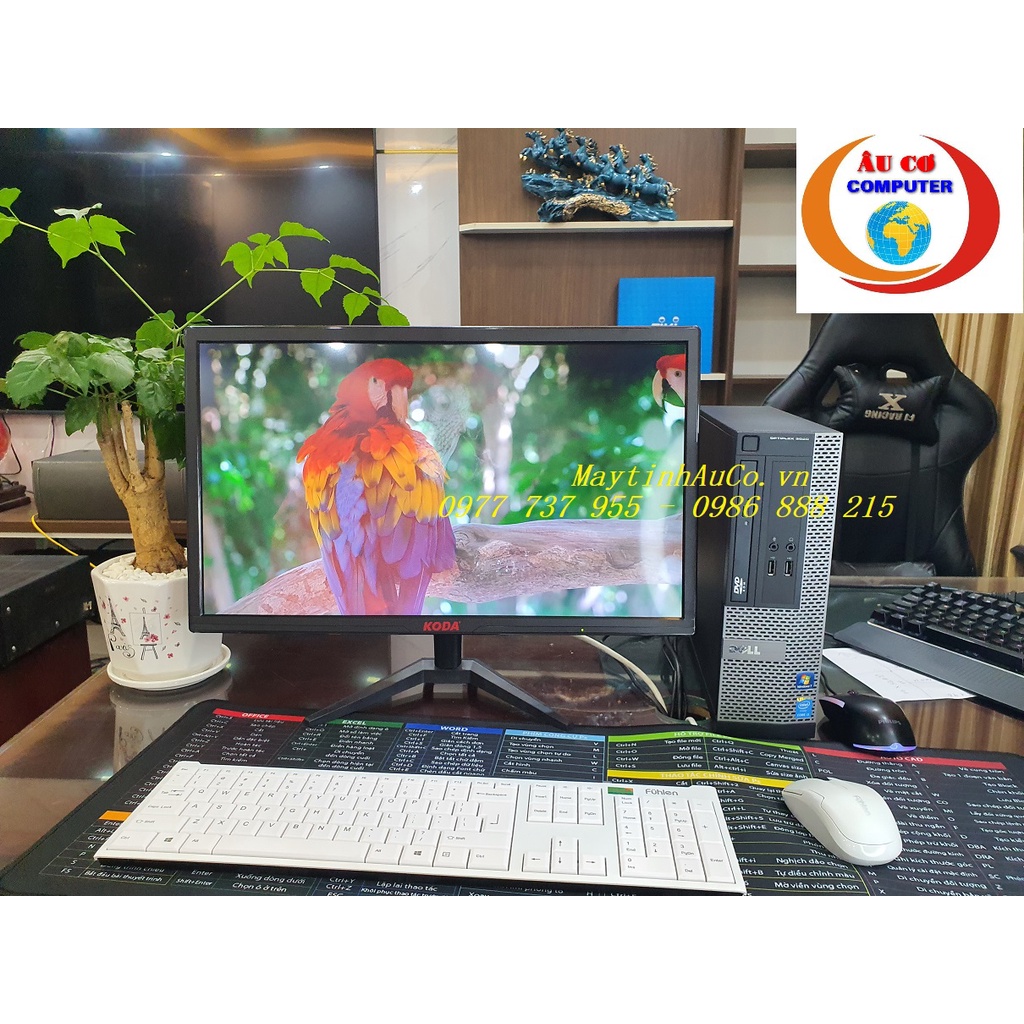 Bộ máy tính để bàn ( PC ) Đồng bộ dell i5 / 8G / SSD 256G , Màn hình 22 inch full HD( full ) ,Bảo hành 2 năm Chính hãng