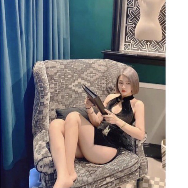 (SẴN SM ) Sườn xám hạc sexy (ảnh thật) | BigBuy360 - bigbuy360.vn