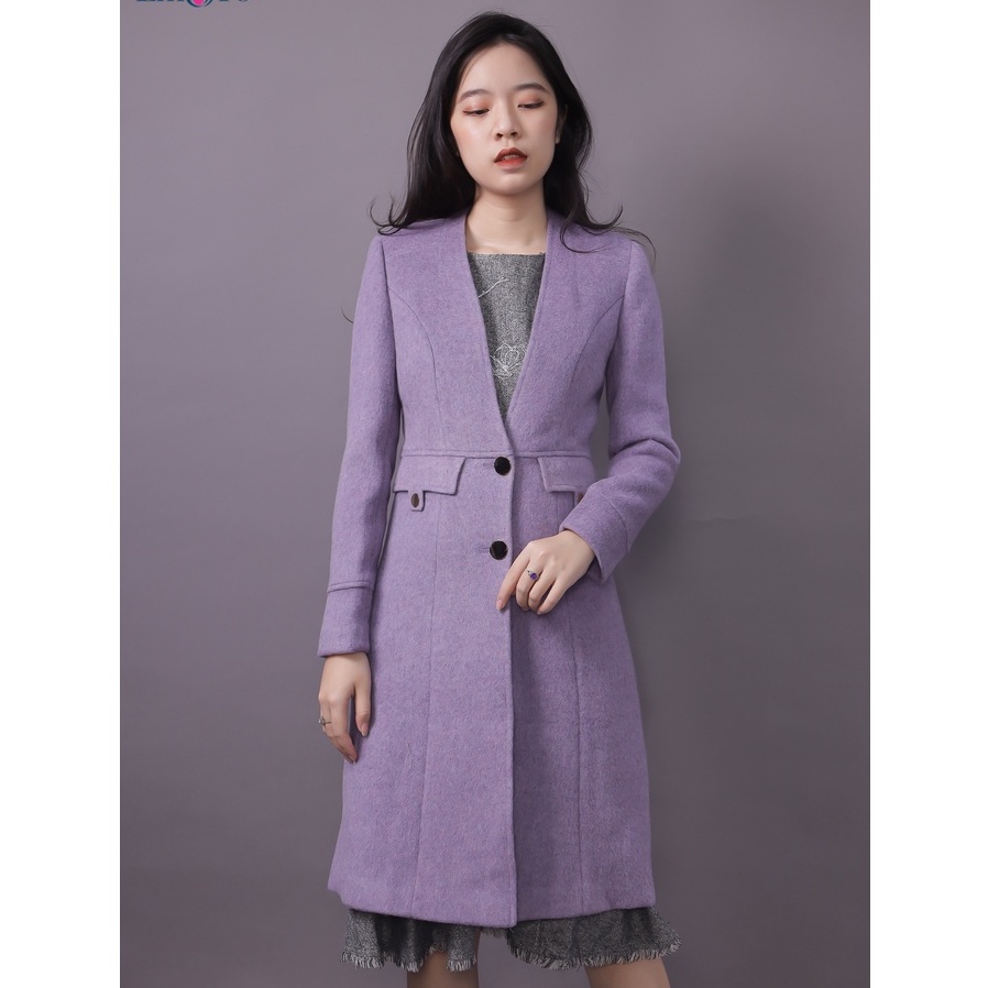 [Mã LT150 giảm 150k đơn 699k] Áo khoác dạ Emspo dáng dài AKL0270