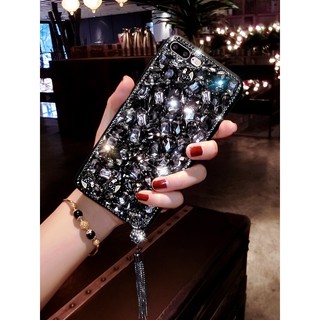 Ốp Điện Thoại Đính Đá Lấp Lánh Kiểu Nhật Hàn Cho Iphone Xs Max