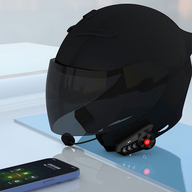 SEAMETAL Tai Nghe Bluetooth 5.0 Không Dây Gắn Mũ Bảo Hiểm Chống Nước Thoáng Khí