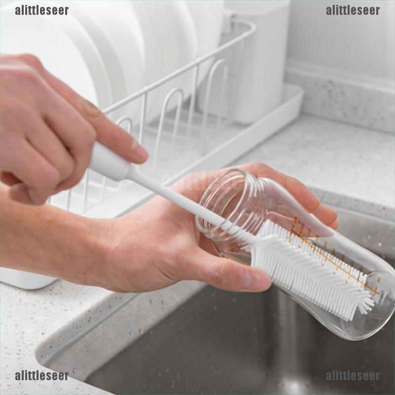 Cọ Rửa Ly Bằng Silicone Cán Dài Tiện Dụng