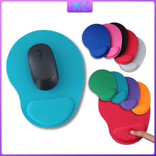 1 Miếng Lót Chuột Eva Màu Sắc Trơn Có Đệm Cổ Tay Thoải Mái Cho Máy Tính / Laptop