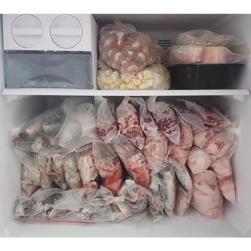 Set 3 hộp túi zip 3 size đựng thực phẩm trữ tủ lạnh cực tiện có thể tái sử dụng-giadungsieure
