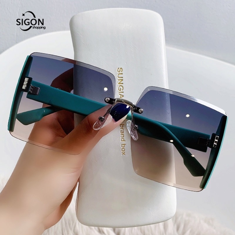 Kính Mát Gọng Vuông Thời Trang Cho Nữ