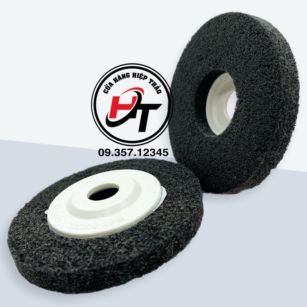 Nỉ đánh bóng inox xám đỏ bánh nỉ cá xấu loại tốt NX-ND