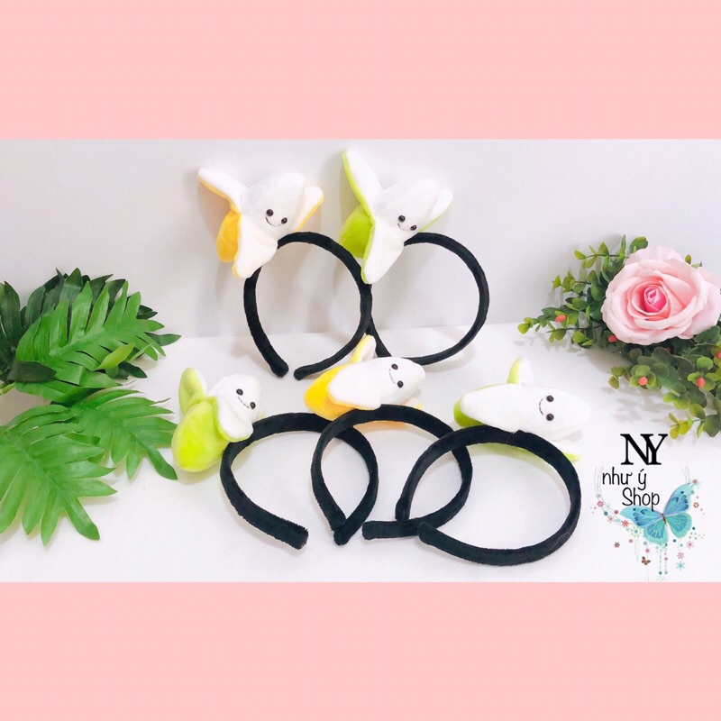 băng đô cài tóc hình trái chuối cute