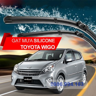 Bộ 02 cần gạt mưa ô tô chính hãng cho xe TOYOTA WIGO