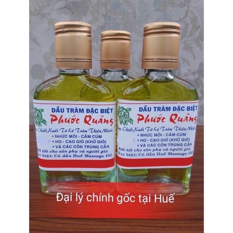 Combo 8 Dầu tràm Huế nguyên chất thương hiệu Phước Quảng
