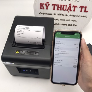 Máy in bill, hóa đơn nhiệt khổ K80 Xprinter XP-N160ii WIFI