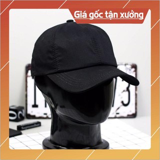 Nón lưỡi trai kaki đen trơn