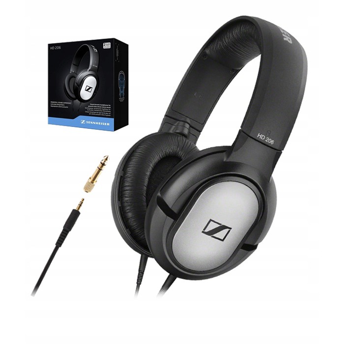 [Mã ELMS4 giảm 7% đơn 500K] Tai Nghe Chụp Tai Sennheiser HD 206- Hàng Chính Hãng