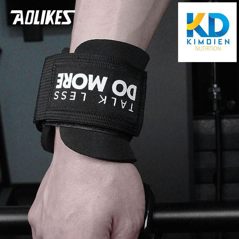 Cuốn trợ lực cổ tay có móc kéo tạ Aolikes AL7642 (1 đôi)