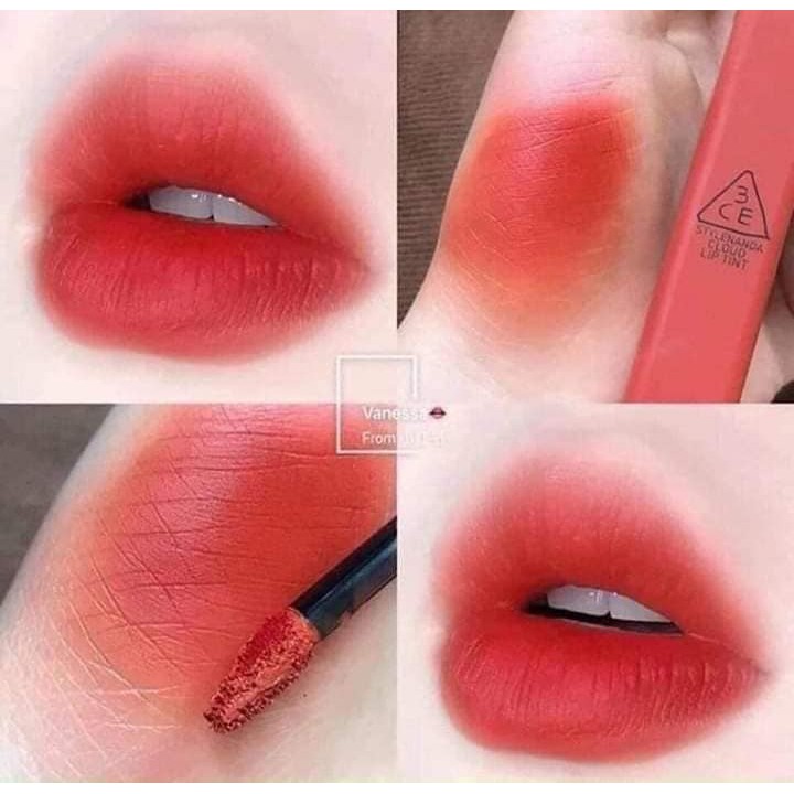 Son kem 3CE Cloud Lip Tint siêu hot - mịn lì matte nhưng không khô môi và lên màu cực đẹp | BigBuy360 - bigbuy360.vn