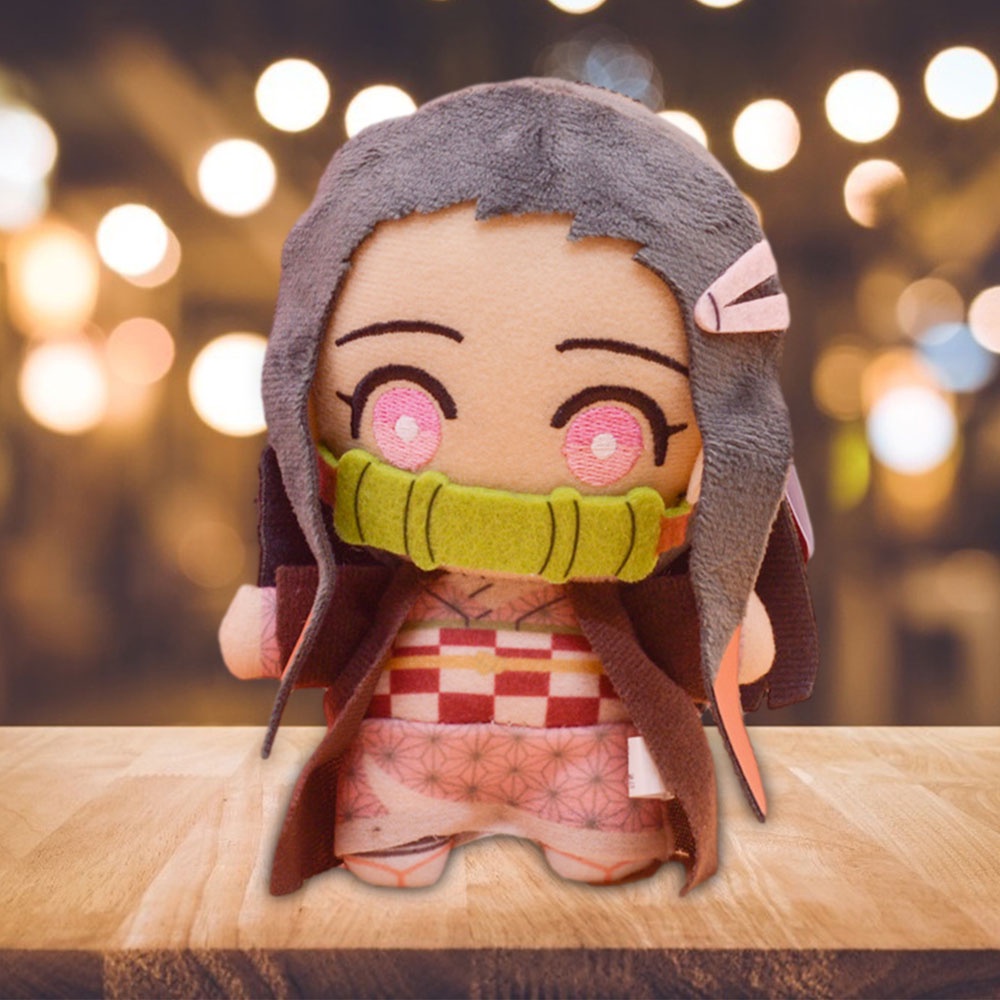 Aaron1 Thú Nhồi Bông Hình Nhân Vật Kimetsu No Yaiba Tanjirou Nezuko 15cm Kyoujurou Giyu