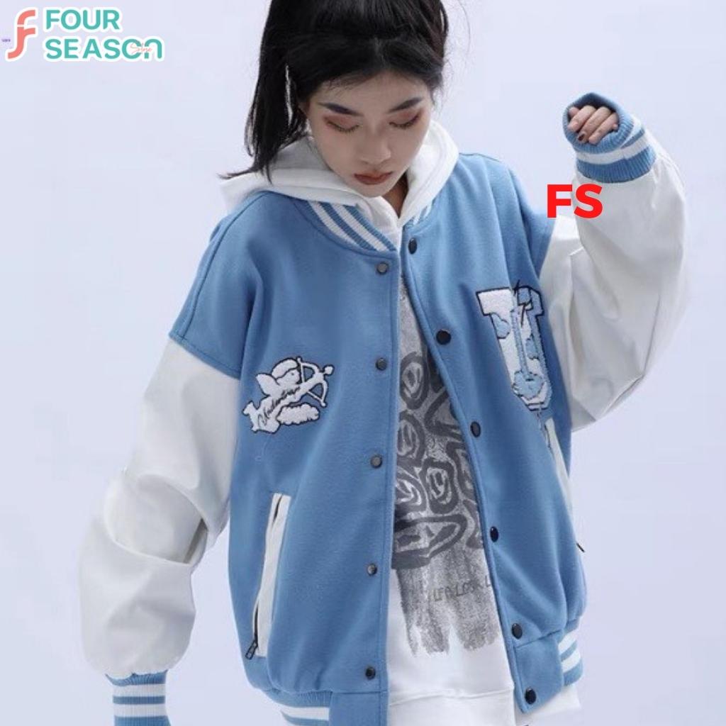 Áo khoác bomber nỉ unisex UNDERTRAP BBN06 FS jaket nam nữ chất lượng giá rẻ hottrend street style