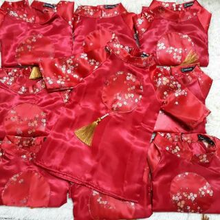XẢ HÀNG Áo dài gấm cách tân CHỈ CÒN SIZE 17-19KG áo dài tappha cho bé gái