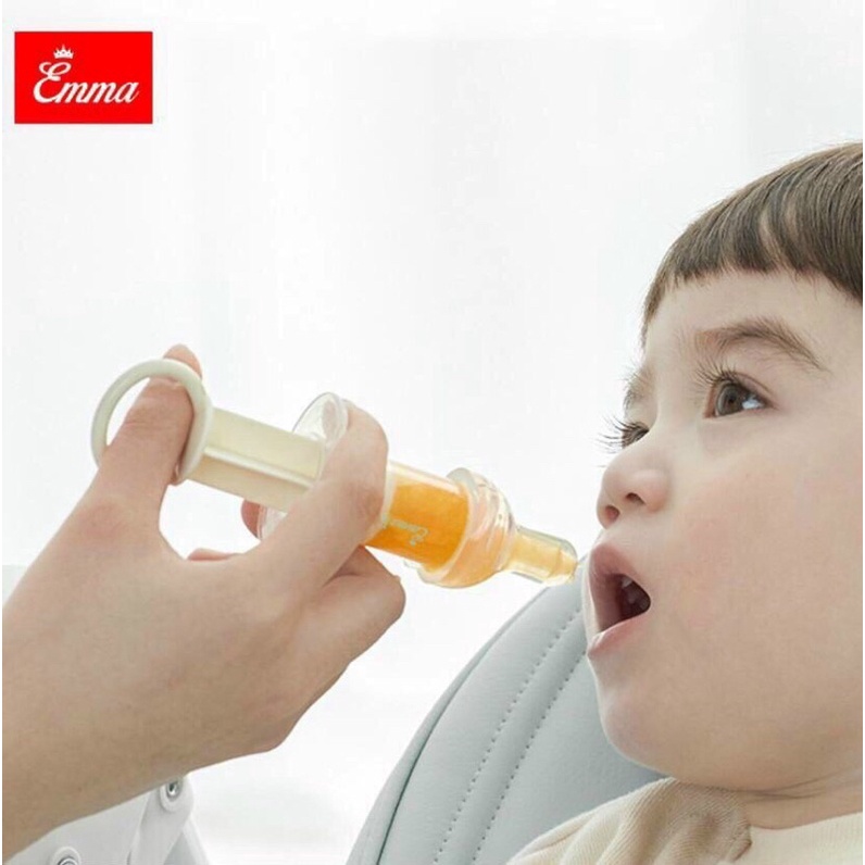 Bộ dụng cụ hỗ trợ cho bé uống thuốc sữa Emma Kids xuất Hàn